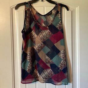 Women’s Lucky Brand sheer tank top